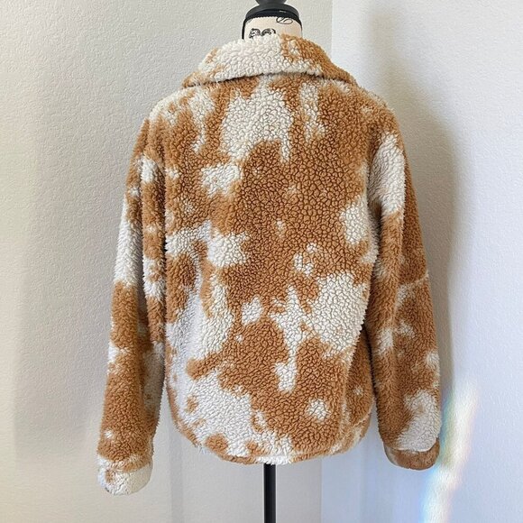 Betsey Johnson Performance Teddy Fleece Jacket‎ XS Brown - Picture 4 of 9